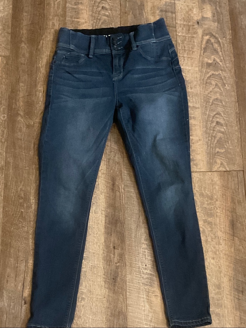 Laurie Felt Dark Blue Stretch Jeans Small - Picture 2 of 9